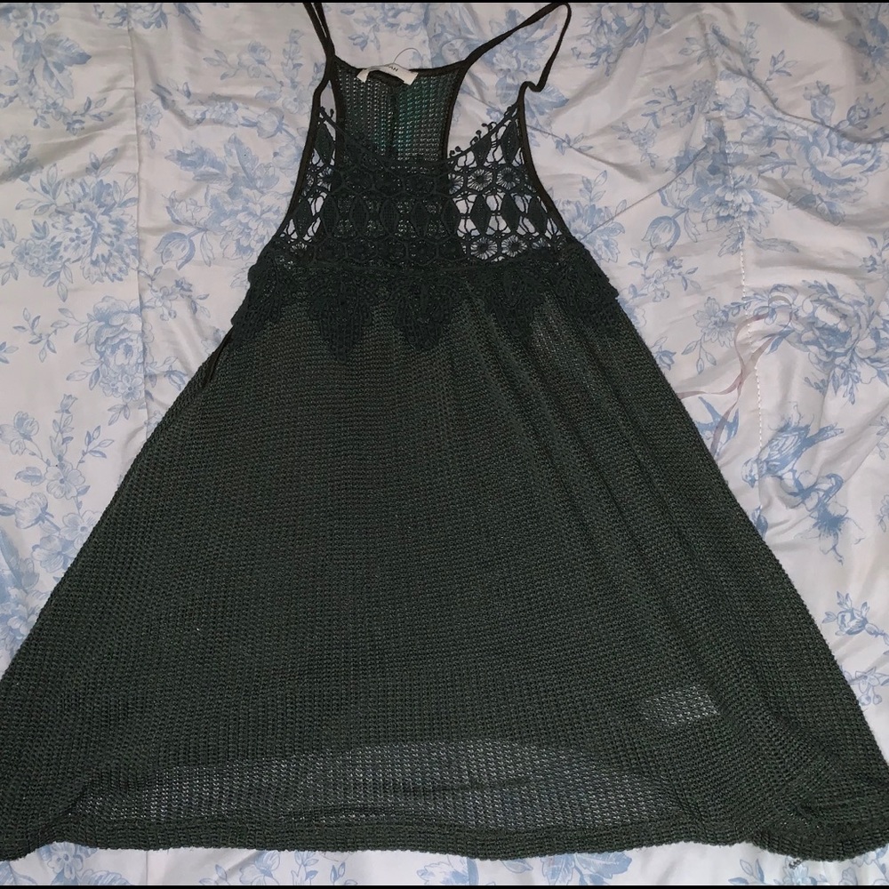 Dark green tank top